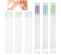 AMOYER 180pcs Piercing Piercing Piercing Pierini USA e Getta di Pulizia del Filo Filo Foro per Fori per Fori per Fori per Fori per Foro