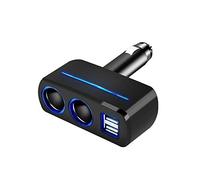 AMOYER Adattatore Socket Potere del Caricatore Universale 2 in Automobile Auto accendisigari Dual USB 2.1A / 1.0A 80W Caricatore del divisore 12V