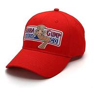 AMOYER Baseball Registrabile della Protezione Bubba Gump Shrimp Ricamati Snapback Hats Sport Sun Hat (Red)