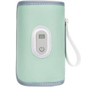 AMOYER Coperchio Isolante per Bottiglia di Latte Scaldabiberon USB Scaldabiberon Portatile Viaggio Coperchio Scaldabiberon Scaldalatte Digitale per Latte