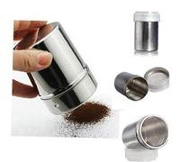 AMOYER Stainless Steel Mesh Setacciatore Zucchero a Velo Draga Cioccolato in Polvere Shaker caffè
