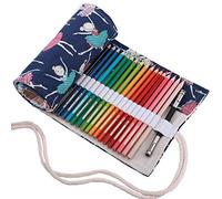 Amoyie - Sacchetto della matita tela rotolo astuccio per 36 matite colorate (no inclusa matite) - Ragazza ballo