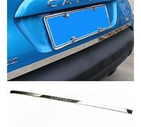 AMPACO Rivestimento del Portellone Posteriore Bagagliaio per Renault Captur 2015 2016, Acciaio Inossidabile Auto Tronco Cromato Porta Coda Modanatura Trim