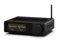 Ampapa D1 Amplificatore Bluetooth: Amp Stereo con BT 5.2 | HPF | VU Meter Digitale | Pre-Out sub | Ingresso TRS Bilanciato | Controllo del Tono e Telecomando per Home Theater e Sistema di Scaffali