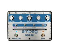 AMPEG SGT-DI Bass Preamp Blue Line Anniversary Edition - Preamplificatore Ampeg commutabile a pedale con voci SVT/B15, caricatore IR, equalizzatore a 3 bande con medi spazzabili, compressore e