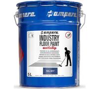 Ampere | Vernice per pavimenti Industry Floor Paint antislip® | capacità 5 l | blu