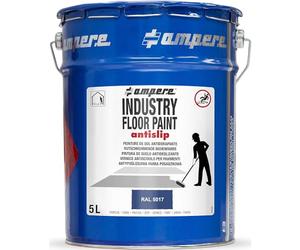 Ampere | Vernice per pavimenti Industry Floor Paint antislip® | capacità 5 l | blu