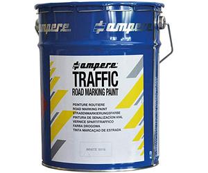Ampere | Vernice spartitraffico | secchio da 5 kg | bianco