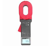 Amperometro a pinza 0,011200 Ω, tester di resistenza di terra digitale con schermo LCD, misuratore di terra a pinza digitale di allarme acustico e luminoso 1-199 Ω