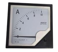 Amperometro a quadrante Amperometro analogico da pannello con quadrante quadrato da 0 a 10 A