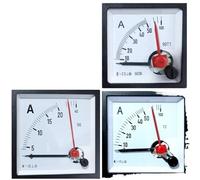 Amperometro AC a puntatore 5A10A20A30A50A100/5A 200/5A Amperometro a due puntatori Amperometro a puntatore rosso(300A(5A),72 * 72mm)