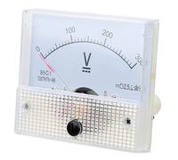Amperometro, Amperometro Puntatore, Voltmetro Puntatore CC Strumento di Misurazione per Installazione ad Alta Precisione 85C1 CC 0~300 V con Scala Trasparente