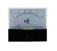 Amperometro analogico 44C2 DC μA 50UA 100UA 200UA 300UA 500UA Amperometro ad ago analogico a pannello 44C2-A contatore meccanico(300UA)