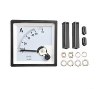 Amperometro analogico AC CP-72 tipo puntatore misuratore di corrente 72 x 72 mm Calibro di corrente 50A Max ABS ignifugo per test di potenza industriale (AC 50A)