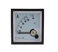Amperometro analogico Amperometro AC SQ-72 72 x 72 mm, 1 A, 2 A, 3 A, 5 A, 10 A, 15 A, 20 A, 30 A, 50 A, 100 A, 150 A, dimensioni 72 x 72, CZ-72(600A(5A))