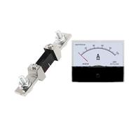 Amperometro analogico da pannello 1 pz. Amperometro CC 44C2 tipo puntatore misuratore meccanico for lettura precisa della corrente. 20 A~500 A / 75 mV.(400A-75mV)