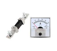 Amperometro analogico da pannello 1 pz amperometro CC DH tipo puntatore misuratore meccanico for lettura precisa della corrente.15A~800A /75mV(400A-75mV,45mmX45mm-DH45)