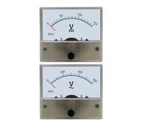 Amperometro analogico da pannello 1 pz voltmetro CC/CA serie 85 tipo puntatore misuratore meccanico 1~1000 V, dimensioni pannello 56 * 64 mm, foro 50 mm(85C1 DC,50v)
