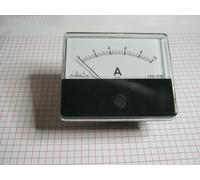 Amperometro Analogico da Pannello 10A C.C. 80X65 Bobina Mobile Classe 2.5