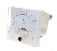 Amperometro analogico DC 85C1 10A con livello di precisione 2,5, misuratore da pannello 64x56mm per uso industriale, compatibile con sistemi 50/60Hz, alloggiamento ABS ignifugo