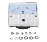 Amperometro analogico DC DH-80, misuratore di corrente da 30 A per montaggio a pannello con classe di precisione 2,5, alloggiamento ABS ignifugo, piastra frontale 80 × 80 mm per sistemi di