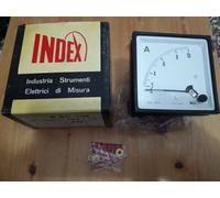 Amperometro Analogico Index modello E 96 DIN 10A Pannello Vintage Nuovo