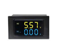 Amperometro CC Voltmetro Doppio display Display digitale LCD Display a cristalli liquidi a colori ad alta definizione Display a due colori D85-3051AG(0-199.9V 100.0A)