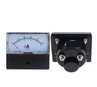 Amperometro DH-670 CQ-670 CC 0-500 mA 1A 2A 3A 5A 10A 20A 30A 50A 100A Misuratore di pannello Misuratore di amperometro 1 pezzo(DC 10MA)