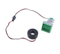 Amperometro digitale 0-100A Rilevatore di Corrente 22mm Testa Quadrata Schermo Retroilluminato a LED Tester di Corrente Misuratore di Controllo Industriale