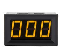 Amperometro digitale Alta precisione 3 cifre Modulo rivelatore di corrente Amp Monitor di misurazione Pannello di misurazione Micro-regolazione DC 0-1A(Yellow)