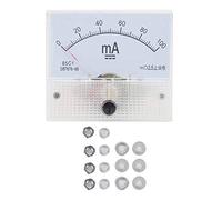 Amperometro Digitale DC 0~100mA, Strumento Di Misura Corrente Con Quadrante Bianco - Alta Precisione ±2,5%, Anti Interferenza, Per Sistemi Elettrici E Armadi Di Distribuzione