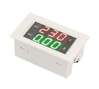 Amperometro e voltmetro digitale a doppio misuratore Almeigrity White YB4835VA per corrente sinusoidale.