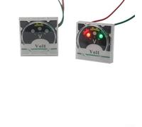 Amperometro Elettrico per Spruzzatore a Zaino Agricolo, Corrente LED 4x4 cm con Display Rosso/Nero, Compatibile con Raccolta Elettrica per SPR