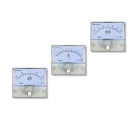 Amperometro positivo e negativo 85c1, milliamperometro CC, microamperometro ± 25 ua, 50 ua, 100 ua, 200 mA, 300 mA, 5 A, 10 A, 1 pezzo(-500uA a a 500uA)