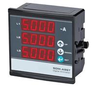 Amperometro trifase digitale SDM-A96T 3P e 4W Contatore di pannello compatto e sottile 1 pezzi(3CT 50A)
