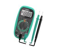 Amperometro Voltemter LCD Multimetro Digitale 1999 Conteggio Multi Tester con Cicalino Retroilluminato Auto Off Tester Portatile Ergonomico Palmare Multimetro