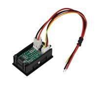Amperometro Voltmetro Digitale - Doppio display LED CC 100 A, LED a 3 cifre ad alta luminosità | Multimetro con display a doppio colore blu rosso, testina digitale del misuratore di tensione per profe