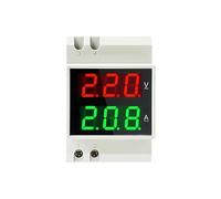Amperometro voltmetro su guida D52-2042 220V 380V Misuratore di corrente AC digitale Display a LED Contatore elettrico(External CT,AC200-450V)