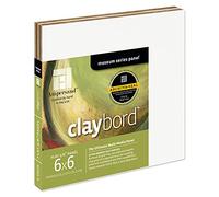 Ampersand Museum Series Claybord, 1/8" 6X6 Pk/4
