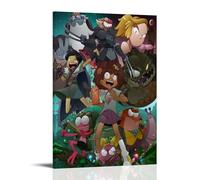 Amphibia - Poster decorativo da parete su tela, con stampa moderna di tutti i membri, poster decorativo per la camera da letto, 60 x 90 cm