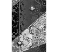 AMPHISBAENA notebook - #14 Pierre in Black and White: A5 with 200 artistically designed, DOTTED pages, Softcover