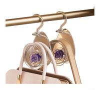 Ampi ganci curvi per borse, cappelli, cravatte, vestiti, con rotazione di 360 e slot largo 4 cm per vari spessori della cinghia (I)