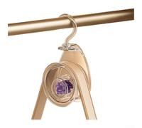 Ampi ganci curvi per borse, cappelli, cravatte, vestiti, con rotazione di 360 e slot largo 4 cm per vari spessori (C)