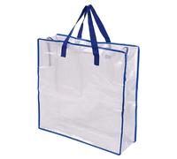 Ampia Borsa Portaoggetti Pieghevole Tessuto Trasparente per Vestiti Trapunte e I