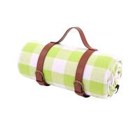 Ampia coperta per esterni da 150 x 200 cm, con imbottitura in spugna da 4 mm, base a prova di perdite, adatta per attività in spiaggia, picnic, gruppo, coperta spessa in spugna per picnic