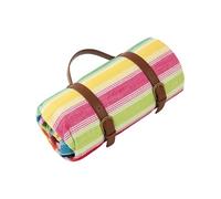 Ampia coperta per esterni da 150 x 200 cm, con imbottitura in spugna da 4 mm, base a prova di perdite, adatta per attività in spiaggia, picnic, gruppo, coperta spessa in spugna per picnic