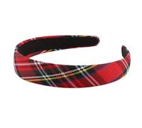 Ampia fascia per capelli a scacchi, regolabile, accessorio per lo styling dei capelli, per donne e ragazze, comodo uso quotidiano, tutto il copricapo abbinato a scacchi