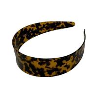 Ampia fascia per capelli in acetato comoda accessorio per capelli elegante per donne copricapo regolabile per appuntamenti per feste