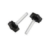 Ampia Parlerò Vite 6Sterngriff Filettatura M8x40Mm dia Testa 32Mm 10Pcs