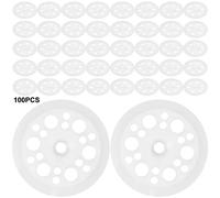 Ampiamente Applicabile Confezione 100 Rondelle per Pannelli Isolanti in Plastica